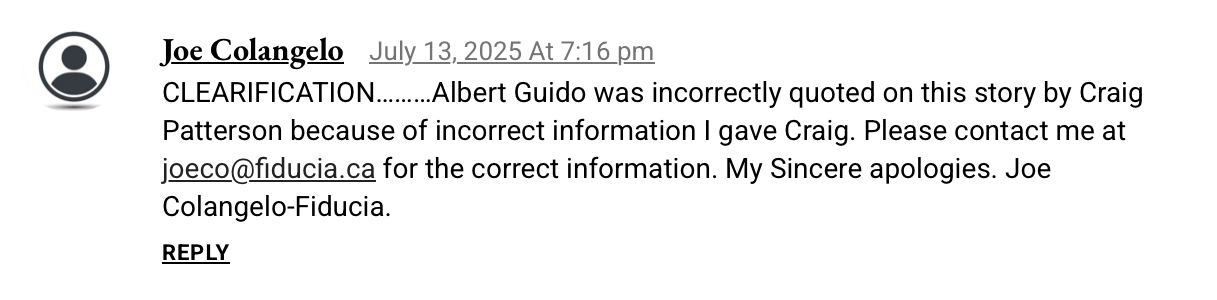 joe colangelo retail insider clarification fraud