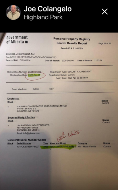 joe Colangelo Fraud Calgary co-op nextdoor