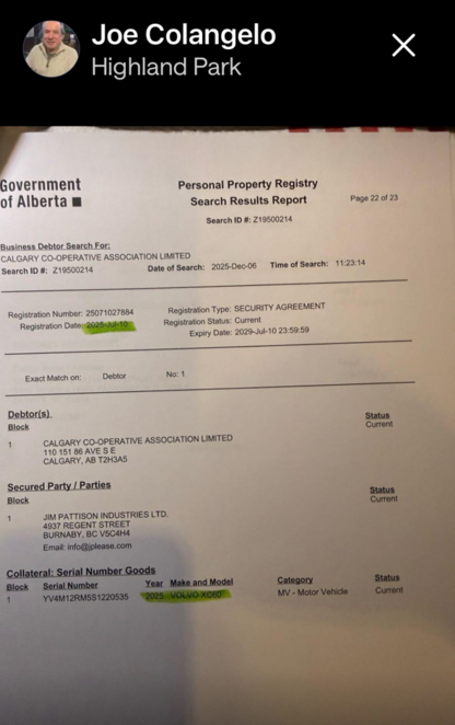 JOe Colangelo fraud calgary co-op